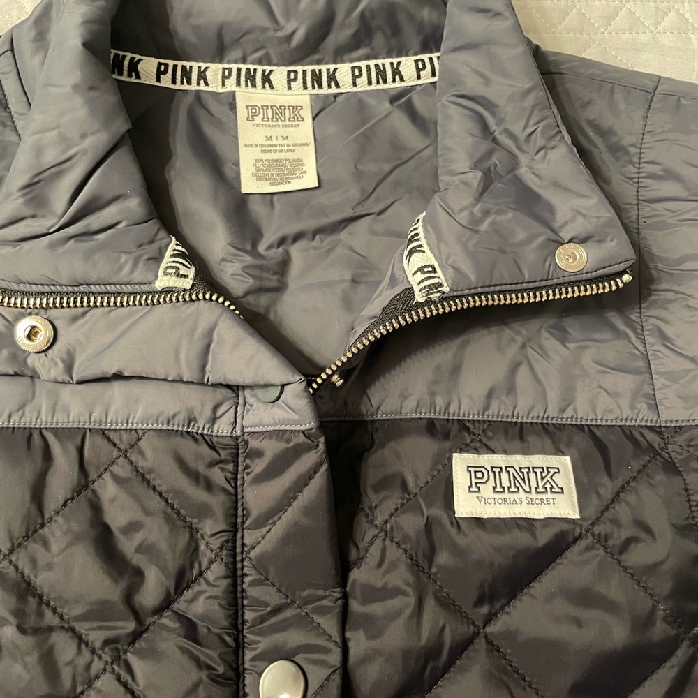 Victoria's Secret Pink Logo Lined Jacket - Picture 5 of 8
